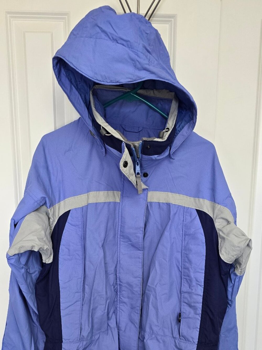 Vintage Columbia Sportswear Interchange Hooded Jacket Coat Womens XL